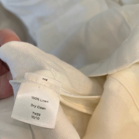 Talbots Women's white 100% Linen Jacket nwot size 12 - Picture 2 of 11